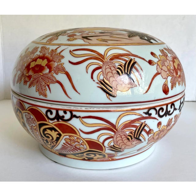 Chinese Vintage Maitland Smith Foo Dog Lidded Asian Vessel For Sale - Image 3 of 13