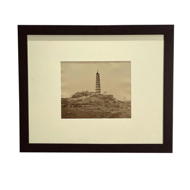 Antique Photograph of the Pazhou Tower For Sale