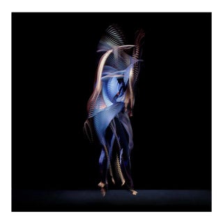 Abstract Dancers, Dark Blue 5, 2019, Photograph For Sale