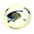 Small Hand-Painted Blue/White Ceramic Chinese Fish Plate For Sale