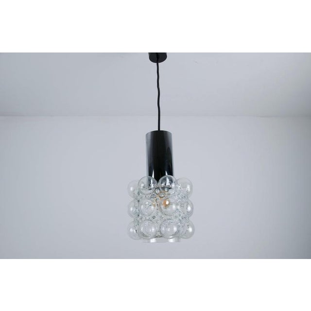 1960s Bubble Glass Pendant Lamp by Helena Tynell for Glashütte Limburg, 1960s For Sale - Image 5 of 12