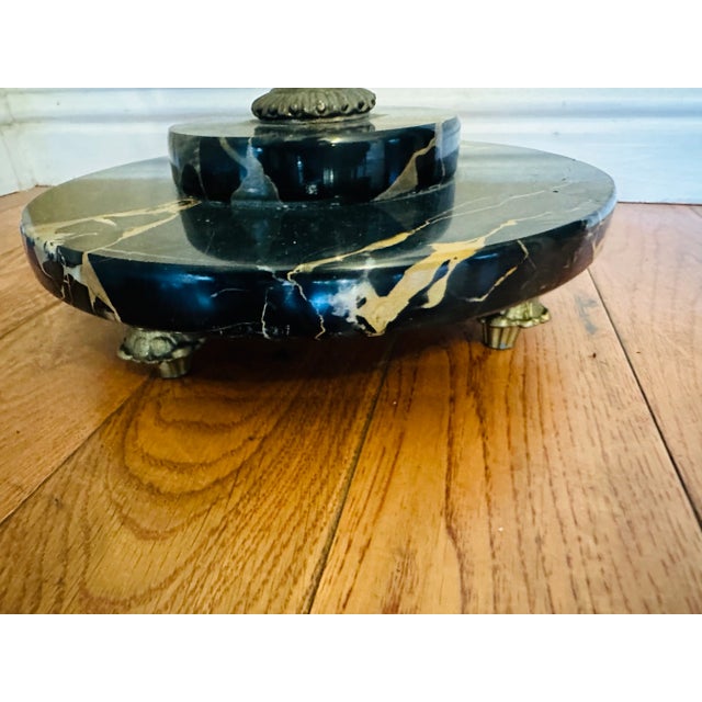 1950s Vintage Italian Rope Metal Gold Gilt Umbrella Form Umbrella Stand For Sale - Image 4 of 10