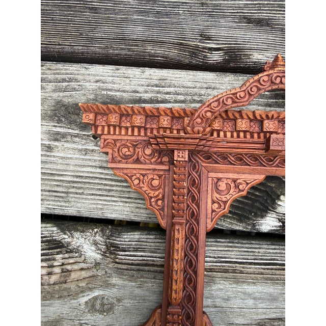 Nepalese Royal Kumari Window Frame Picture Frame For Sale In Milwaukee - Image 6 of 10