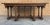 Spanish church table or altar from the 19th century with wooden columns and top with a fine line of hand-carved marquetry....