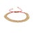 Fish Scale Red & Gold Cord Bracelet For Sale In Miami - Image 6 of 6