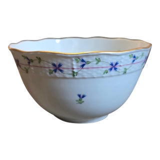 Herend Blue Garland Bowl For Sale