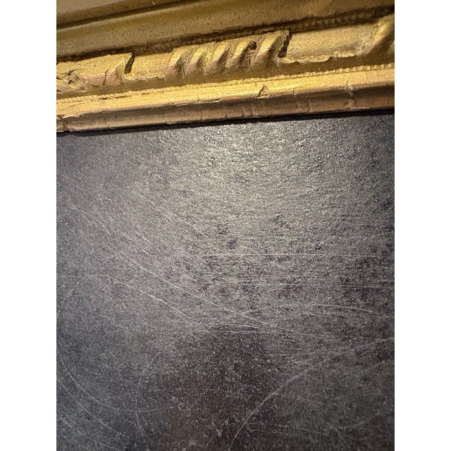 Paint Modern Abstract Painting in Vintage Frame “The Key” For Sale - Image 7 of 11