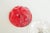 Red 1990s Norman Mercer Lucite Flower Orb Red and Clear Paperweights Pair Of For Sale - Image 8 of 13