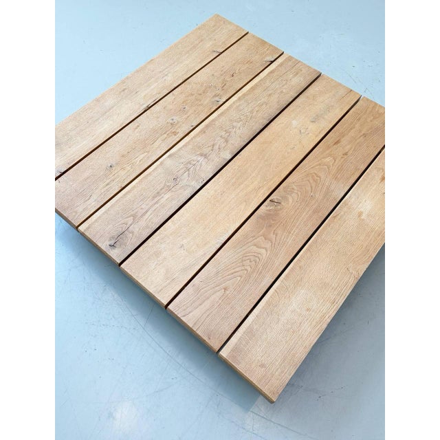 Brown Vintage Coffee Table in Wood, 1970s For Sale - Image 8 of 18