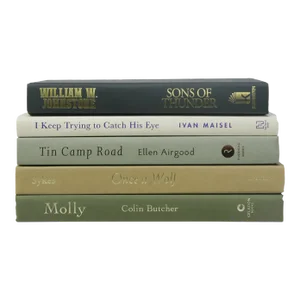 Decorative Books - Savannah Book Stack - 5 Green Books