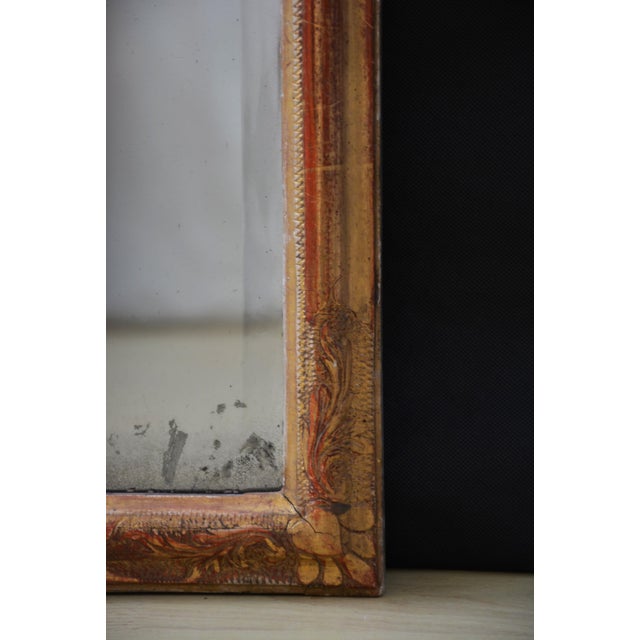 Gesso and Giltwood Pier Mirror, 1740 For Sale - Image 10 of 13