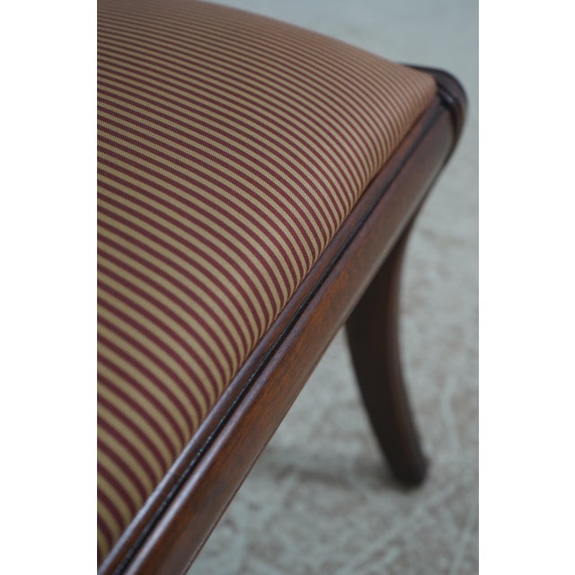 Set of 8 Henredon Mahogany Regency Dining Chairs For Sale - Image 15 of 18