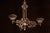 Early 20th Century Antique Cast Iron Gothic Revival Three-Light Chandelier For Sale - Image 5 of 13