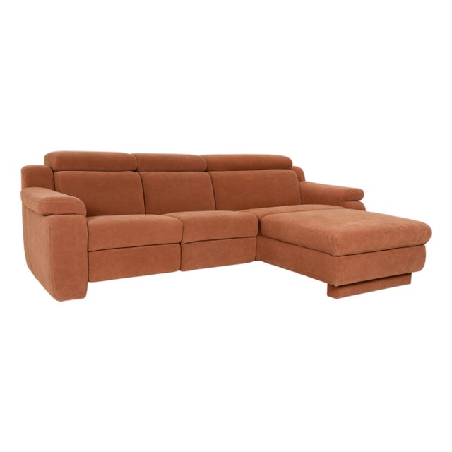 Planopoly Corner Sofa in Brown Fabric from Himolla For Sale