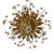 Flush Mount Maison Baguès Crystal Flowers Leaves Chandelier 15 Lights No.2 For Sale