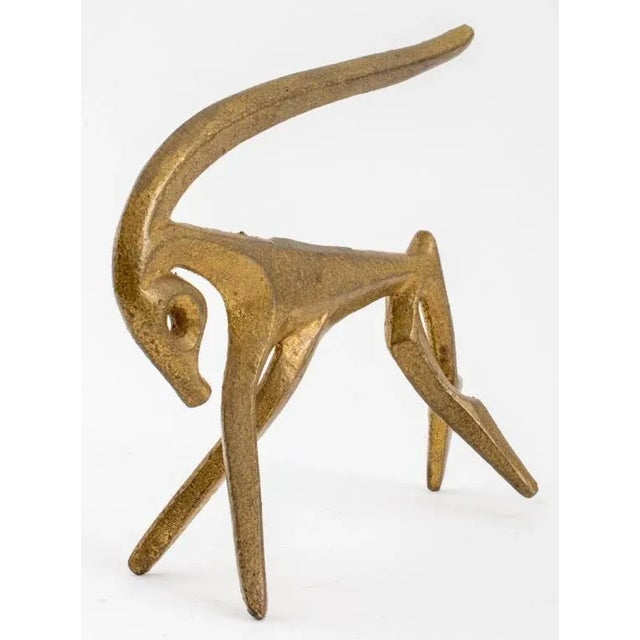 Modern Frederic Weinberg Modernist Gazelle Sculpture For Sale - Image 3 of 9