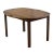 Classic antique mahogany English butlers table with slot head brass screws circa 1920s. The table features fold down...