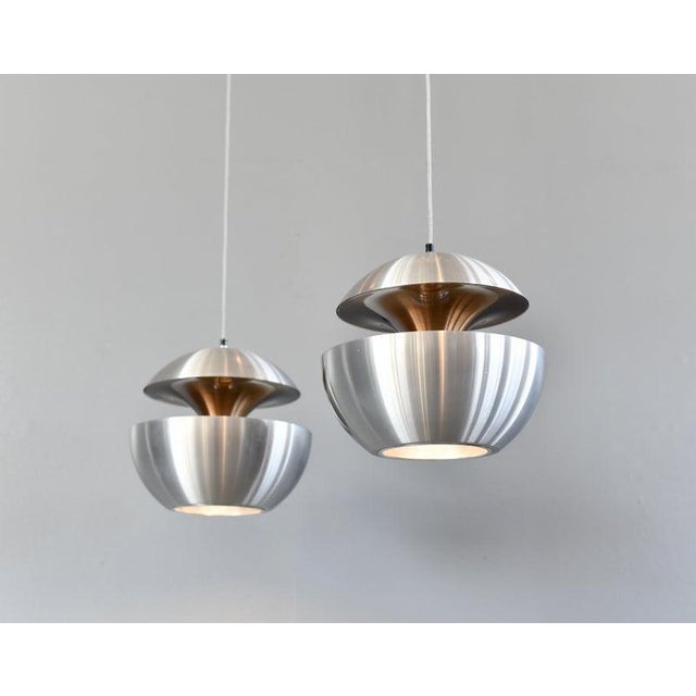 UFO Pendant Lights by Bertrand Balas for Raak Amsterdam, 1970s, Set of 2 For Sale - Image 13 of 13