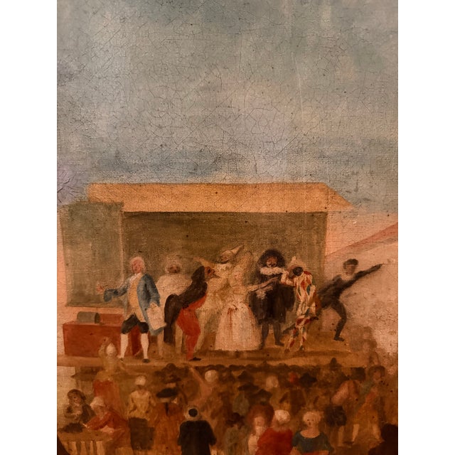 The Actors, Oil Painting on Canvas, 19th Century, France For Sale - Image 10 of 12