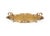 Contemporary Wildwood Gallery Tray, Solid Brass & Antique Silver For Sale - Image 3 of 3
