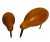 1950s 50's Vintage Hand Carved Jacob Hermann Insp Wooden Kiwi Bird Salt & Pepper Shaker Set For Sale - Image 5 of 9