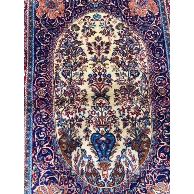 Persian 1970s Persian Ghiasabad Sarouk Rug For Sale - Image 3 of 8