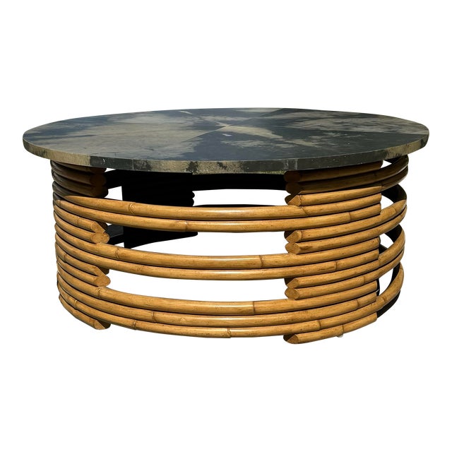 Lauren Ralph Lauren Bamboo Coffee Table For Sale