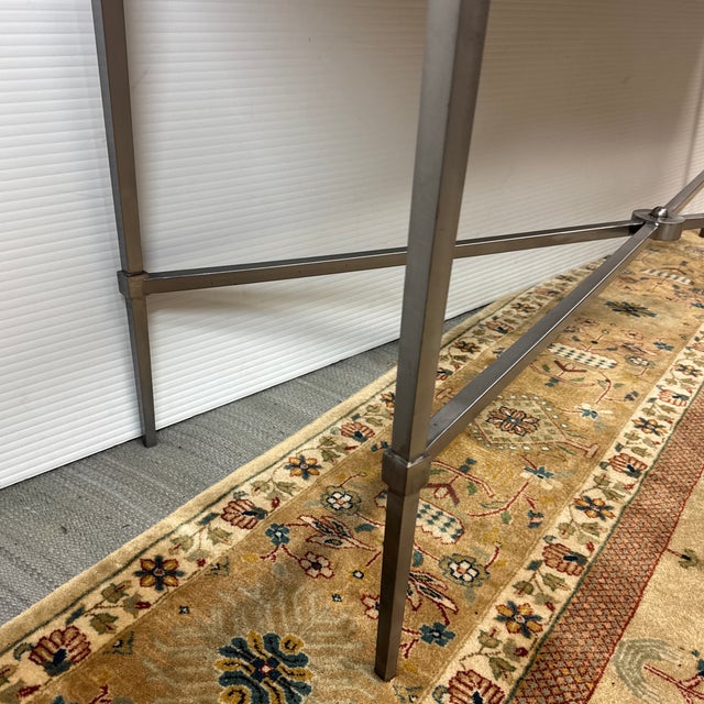 Sunrise Home Antiqued Console Table For Sale - Image 11 of 12