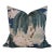 Anna French Willow Tree Pillow in Blue & Green- Single For Sale