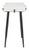 Metal Stone Top Accent Table - White/Black For Sale - Image 7 of 7