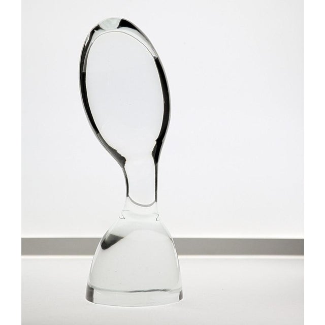 Abstract Bust Sculpture in Transparent Glass by Livio Seguso For Sale - Image 8 of 18
