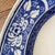 Antique Blue and White Whieldon Ware "Corona" Platter - Made in England For Sale - Image 4 of 9