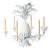 1960s White Painted Metal Pineapple Chandelier For Sale - Image 11 of 11