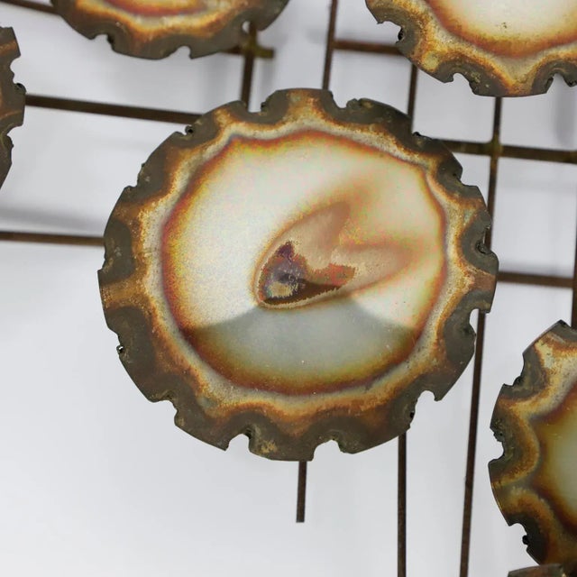 Brutalist 1970s Brutalist Abstract Wall Sculpture For Sale - Image 3 of 5