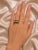 Traditional Late 20th Century 14K Diamond Ruby Emerald Sapphire Stacking Set Band Ring, Size 7 For Sale - Image 3 of 3