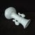 White Chinese Ceramic Vase,Guan Ware Crackle Glaze Celadon Glaze Porcelain Double Ears Vase For Sale - Image 8 of 10