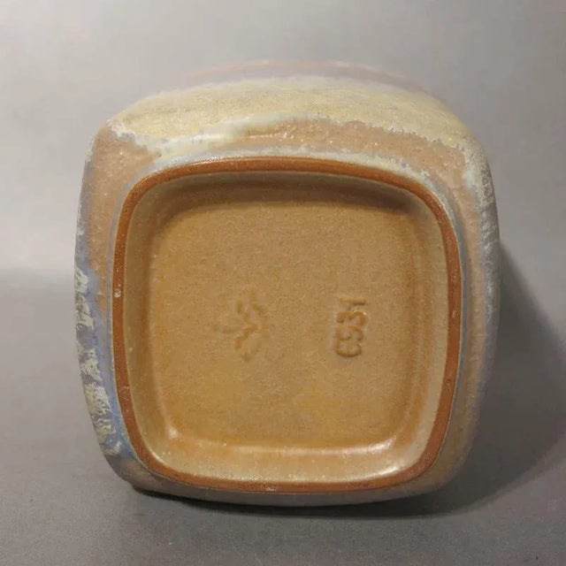 Ceramic Vase by F. Glatzle for Karlsruher Majolika, 1960s, in Very Good conditions. Designed 1960 to 1969 This piece has...