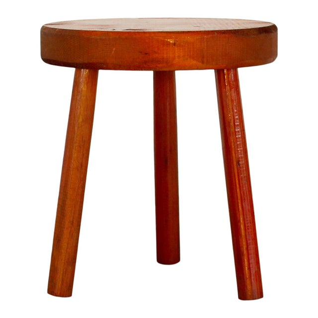 Mid-Century Italian Alpine Fir Stools in the style of Charlotte Perriand, 1960s, Set of 2 For Sale - Image 14 of 18