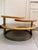 MCM Pencil Reed & Bamboo Three-Tier Swivel Coffee Table For Sale In New York - Image 6 of 12