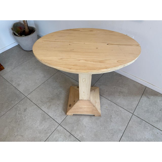Rustic Art Nouveau Side Table For Sale - Image 3 of 10