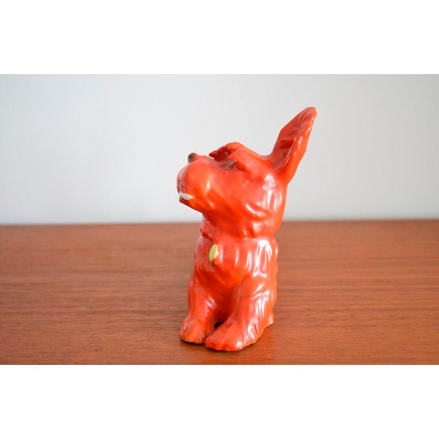 Red Porcelain Fox Terrier by Goebel, 1920s-1940s For Sale - Image 8 of 18