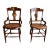 Early 20th Century Pair of Antique Eastlake Walnut Cane Seat Armchairs For Sale