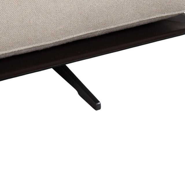 Cream Soft Dream Fabric Stool Cream Beige by Antonio Citterio for Flexform For Sale - Image 8 of 12