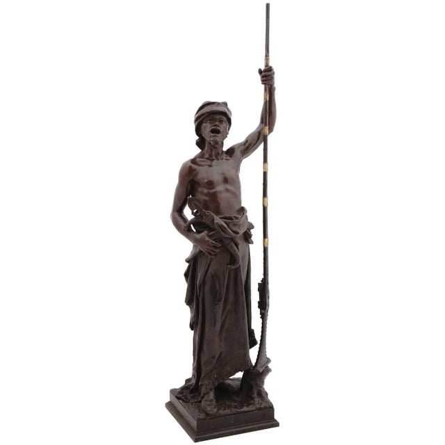 French Orientalist Bronze of Arab Soldier After Joaquin Angles (1859-1925) For Sale In New York - Image 6 of 6