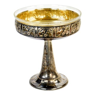 Crystal Fruit Bowl, 1920 For Sale