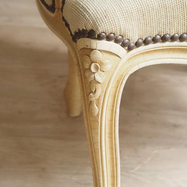 Vintage French Louis XV Style Convertible Armchair For Sale - Image 13 of 16