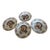 Vintage Turkey Dinner Plates - 4 pcs For Sale