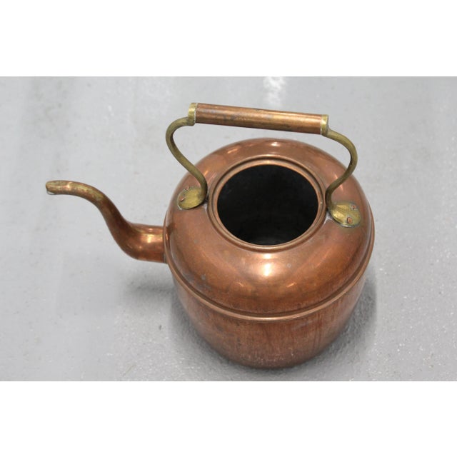 Large Copper Ketle with Brass Handle, France, 1970s For Sale - Image 14 of 16