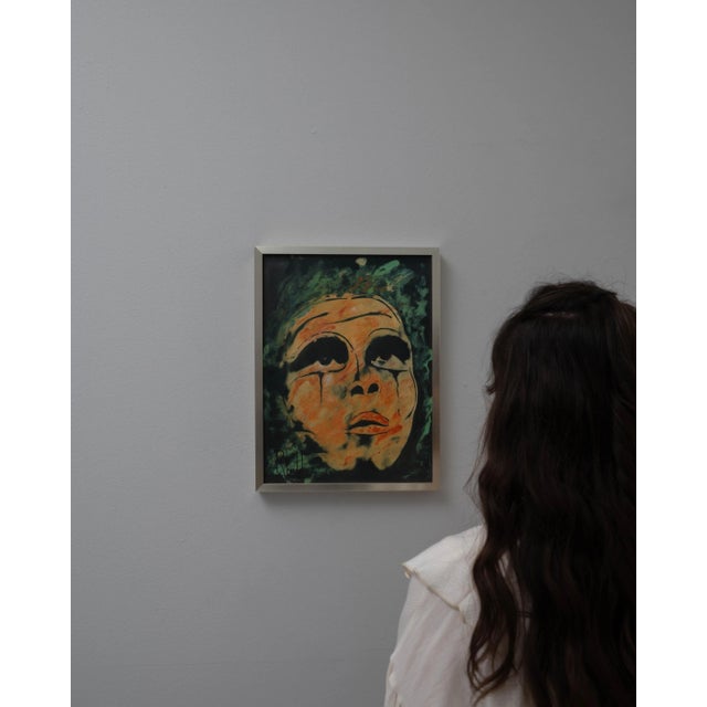 Dive into the vivid, expressive world of René Berdal with this striking 20th-century Belgian painting. This artwork...