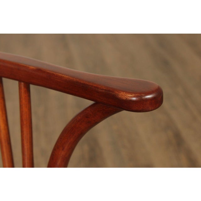Stickley Vintage Cherry Windsor Armchair For Sale - Image 11 of 12